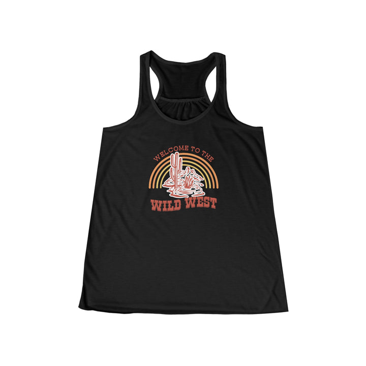 Wild West - Women's Flowy Racerback Tank