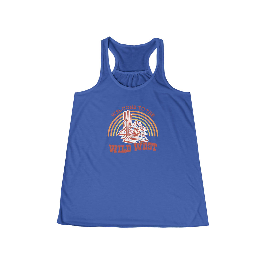 Wild West - Women's Flowy Racerback Tank