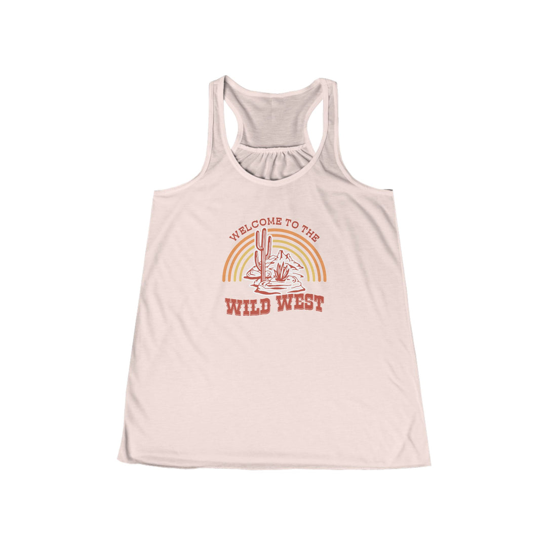 Wild West - Women's Flowy Racerback Tank