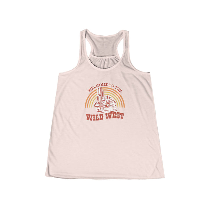Wild West - Women's Flowy Racerback Tank