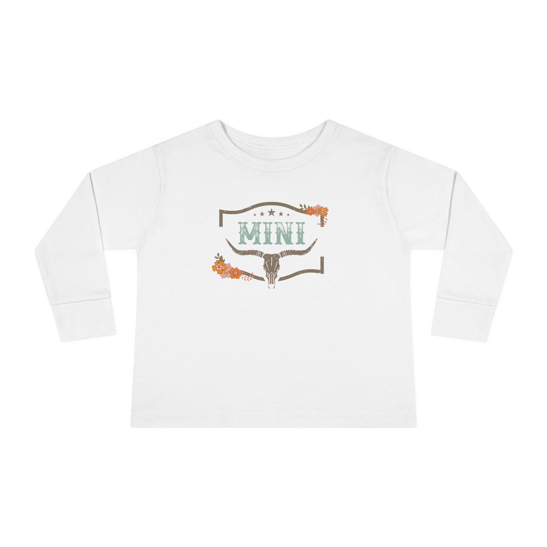 Skull Mini - Toddler Long Sleeve Tee