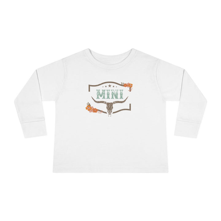 Skull Mini - Toddler Long Sleeve Tee