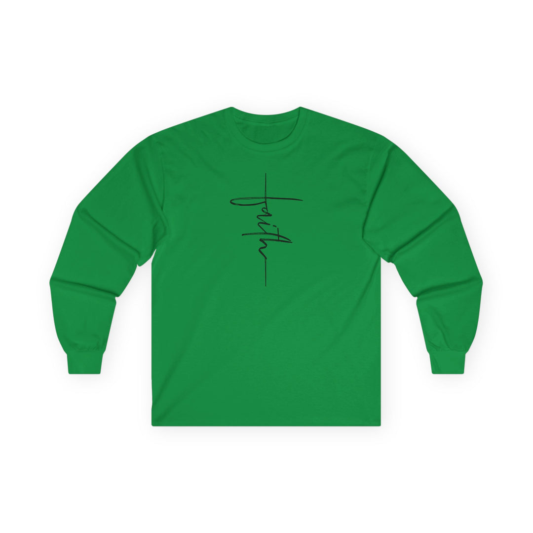 Faith Cross - Unisex Ultra Cotton Long Sleeve Tee