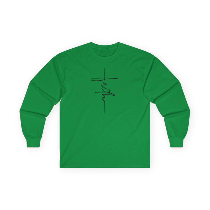 Faith Cross - Unisex Ultra Cotton Long Sleeve Tee