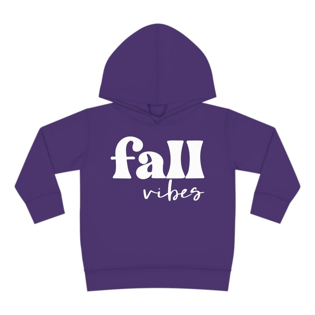 Fall Vibes - Toddler Pullover Fleece Hoodie