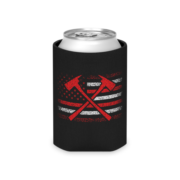 Firefighter American Flag - Can Cooler