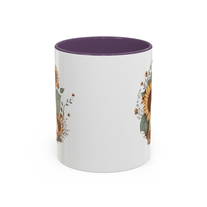 Sunflower Guitar - Accent Coffee Mug (11, 15oz)