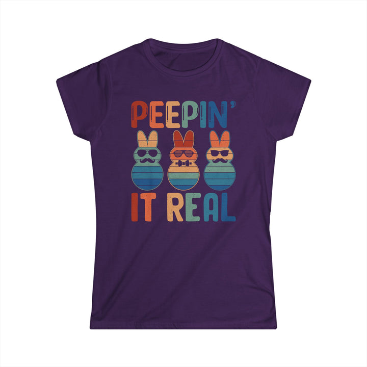 Peepin It Real - Women's Softstyle Tee