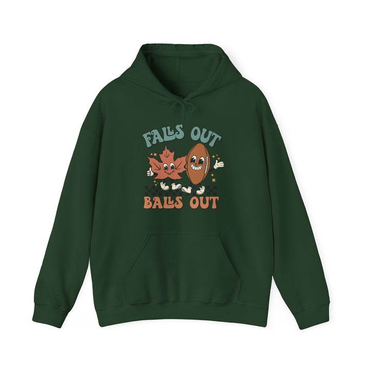 Falls Out Balls Out - Unisex Heavy Blend™ Hooded Sweatshirt