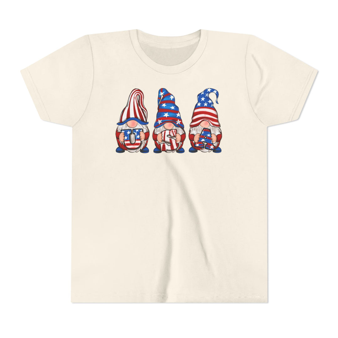 4th Of July Gnomes - Youth Short Sleeve Tee