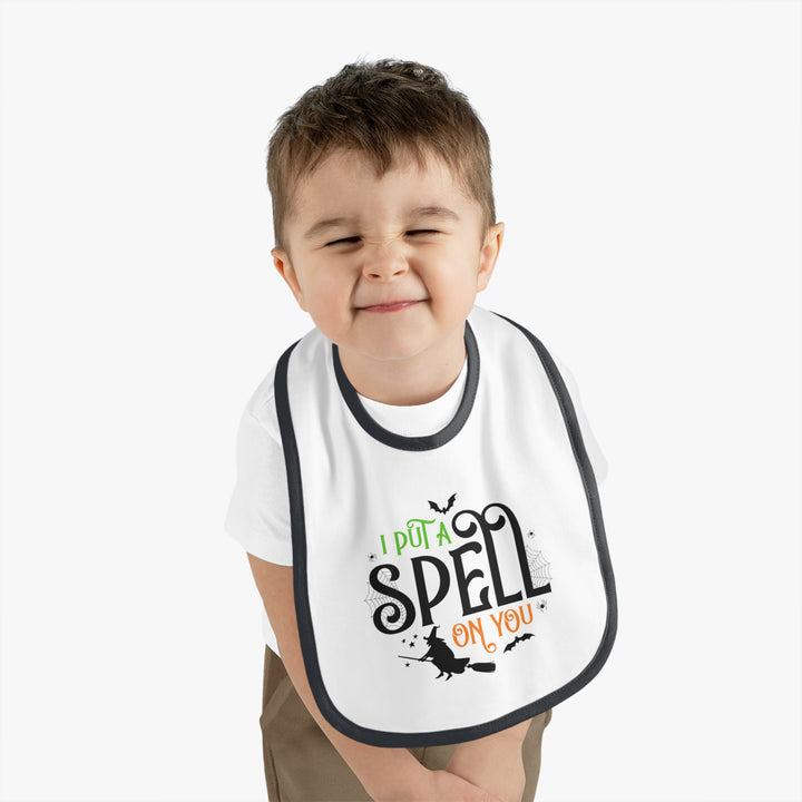 I Put A Spell On You - Baby Contrast Trim Jersey Bib