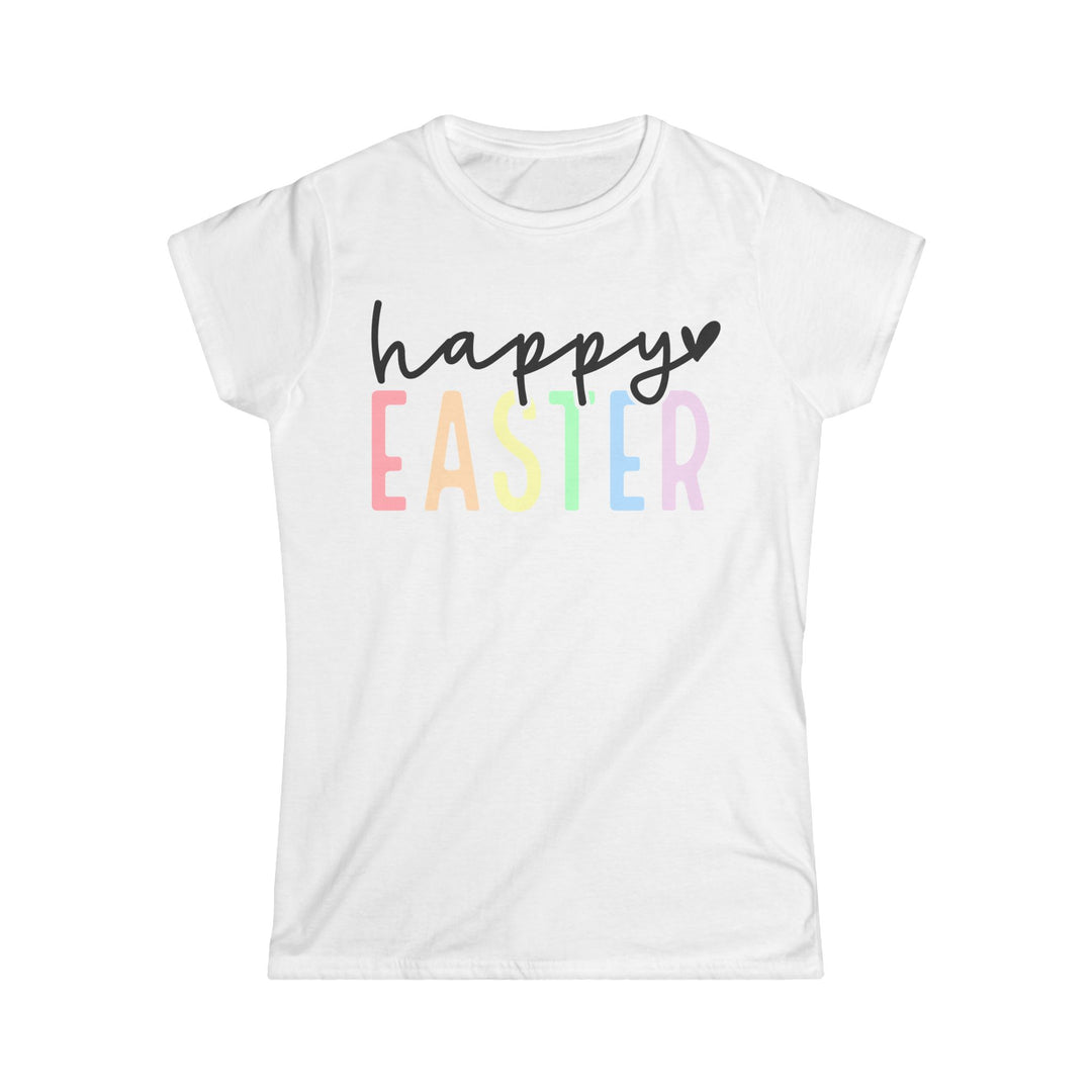 Pastel Happy Easter - Women's Softstyle Tee