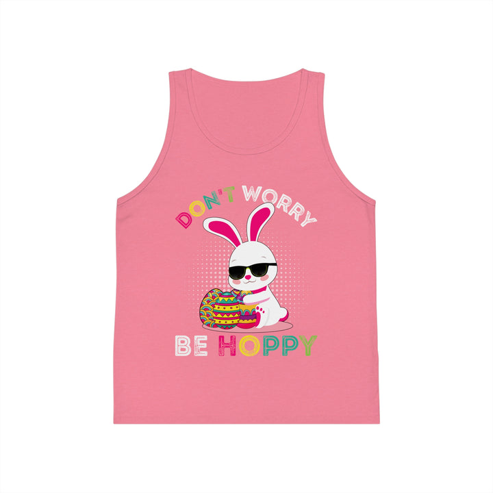 Don't Worry Be Hoppy - Kid's Jersey Tank Top
