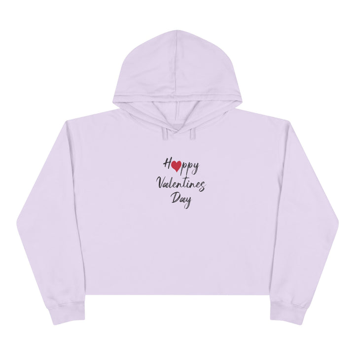 Happy Valentines Day - Crop Hoodie