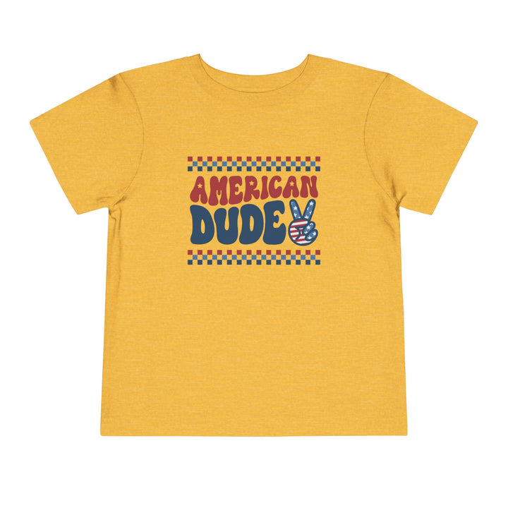 American Dude - Toddler Short Sleeve Tee