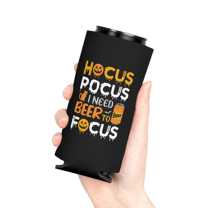 Hocus Pocus I Need A Beer To Focus - Can Cooler