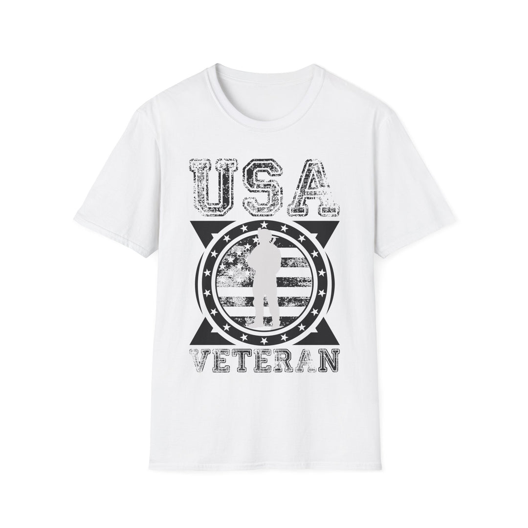 U.S.A. Veteran - Unisex Softstyle T-Shirt
