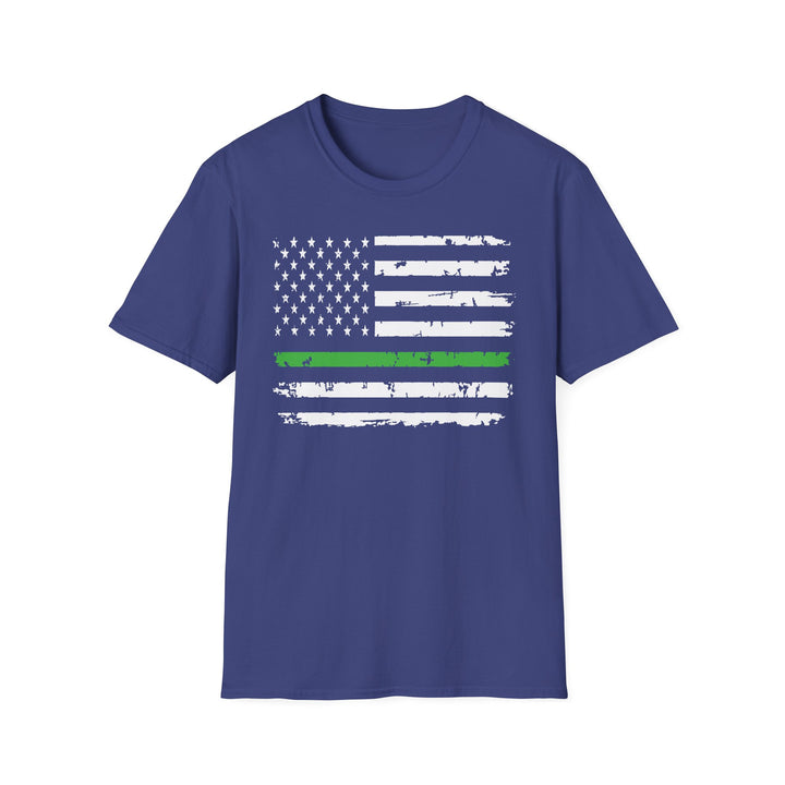 Green Line Flag - Unisex Softstyle T-Shirt