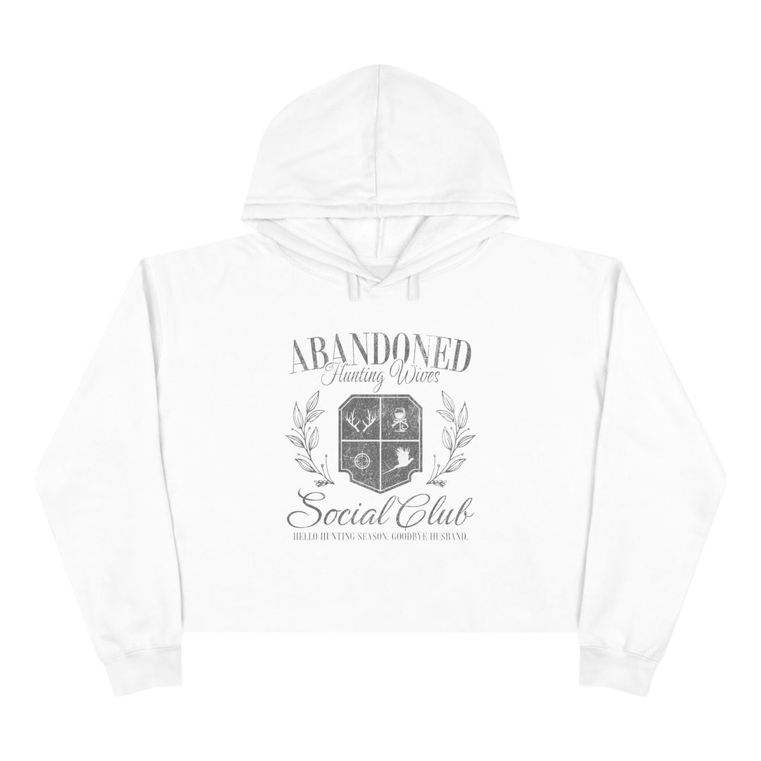 Abandoned Hunting Wives- Crop Hoodie