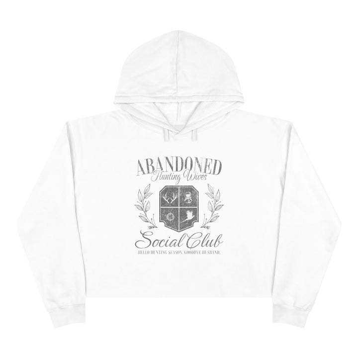 Abandoned Hunting Wives- Crop Hoodie