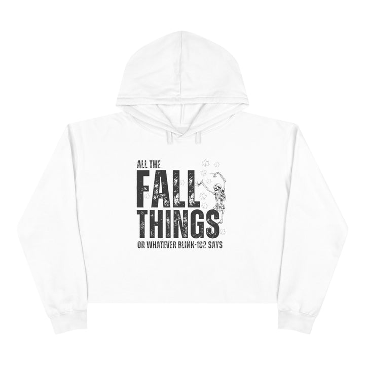 All The Fall Things - Crop Hoodie