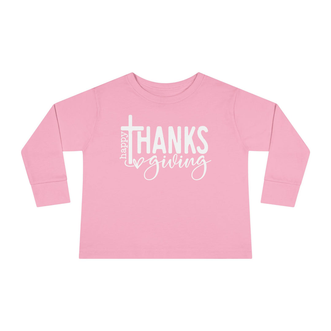 Thanksgiving Cross - Toddler Long Sleeve Tee