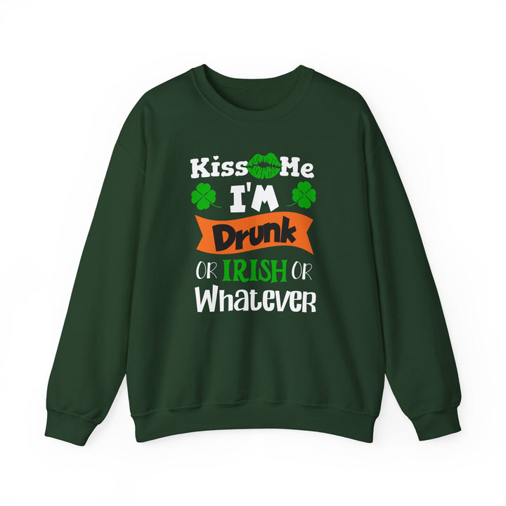 Kiss Me I'm Drunk - Unisex Heavy Blend™ Crewneck Sweatshirt