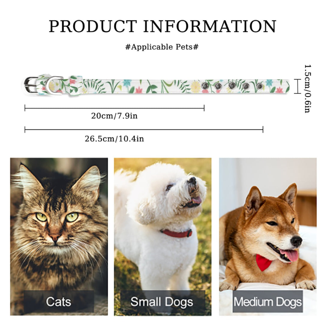 Spring Flowers - Pet Collar