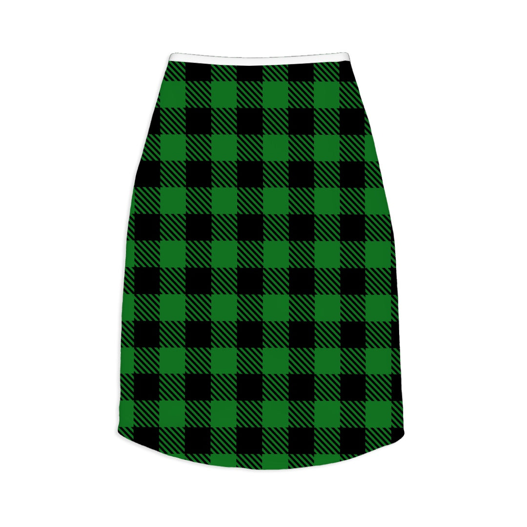 Green Plaid - Cotton Dog Shirt