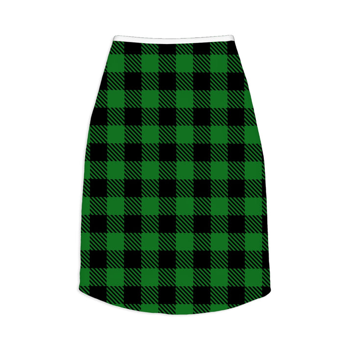 Green Plaid - Cotton Dog Shirt