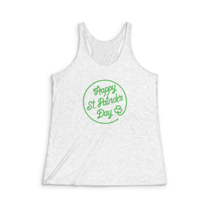 Neon Sign - Women's Tri-Blend Racerback Tank