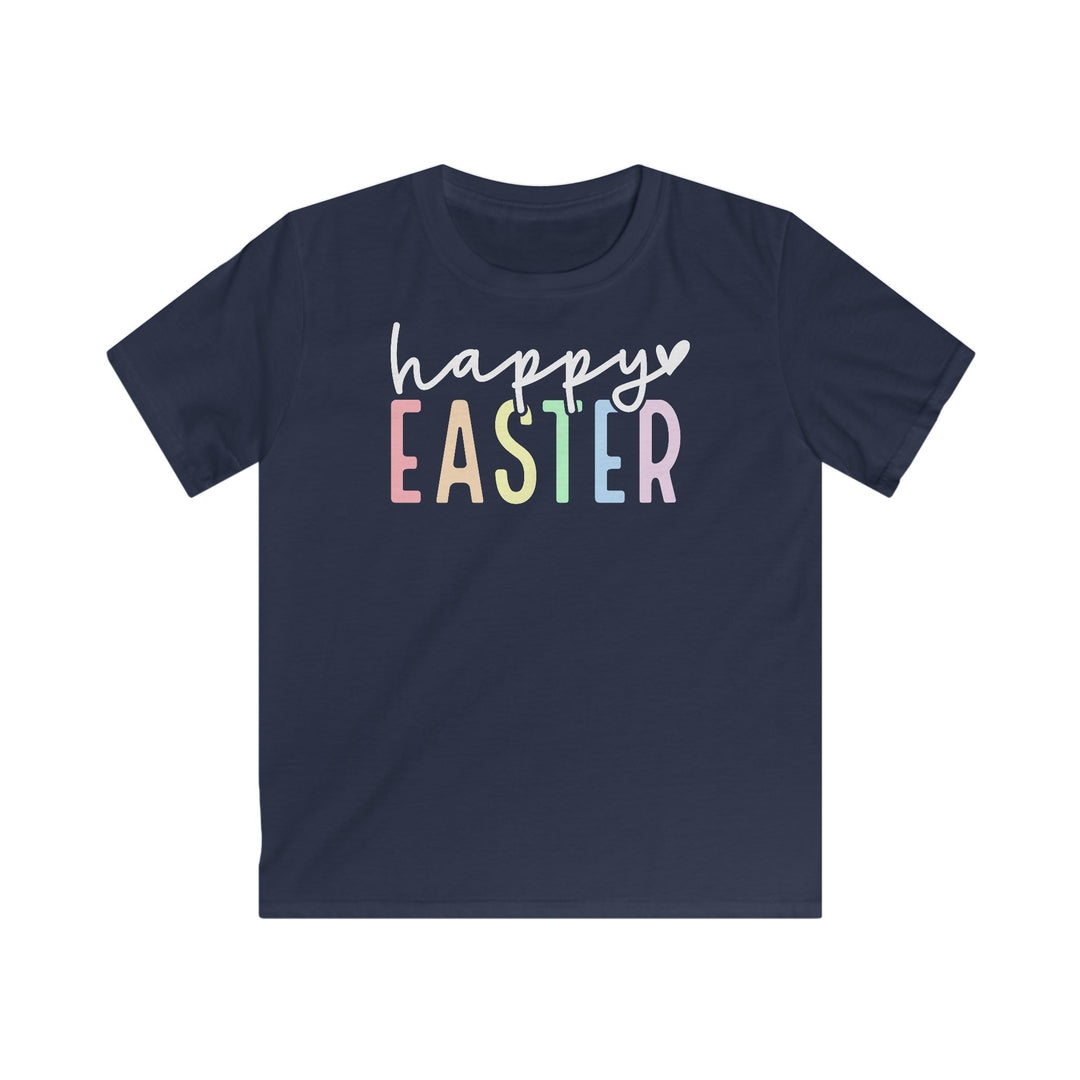 Pastel Happy Easter - Kids Softstyle Tee