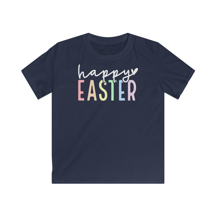 Pastel Happy Easter - Kids Softstyle Tee