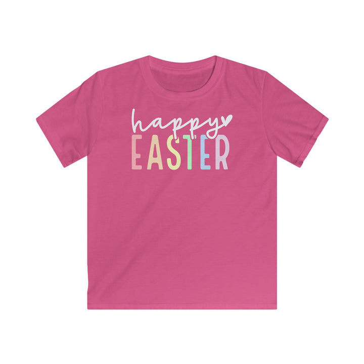 Pastel Happy Easter - Kids Softstyle Tee