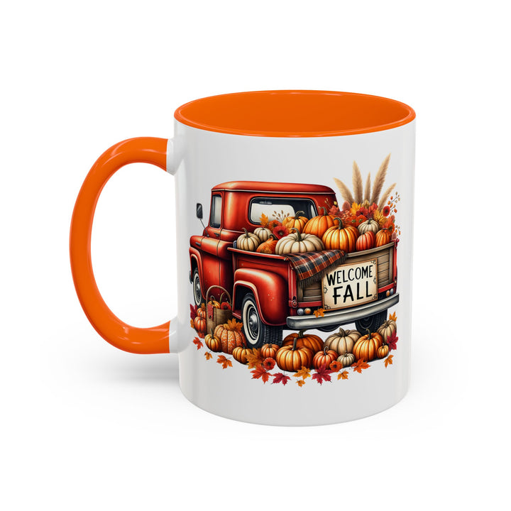 Welcome Fall - Accent Coffee Mug (11, 15oz)