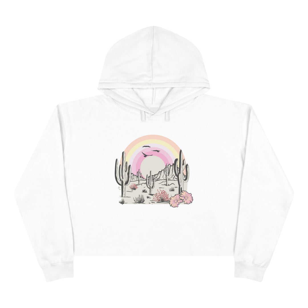Desert Rainbow - Crop Hoodie