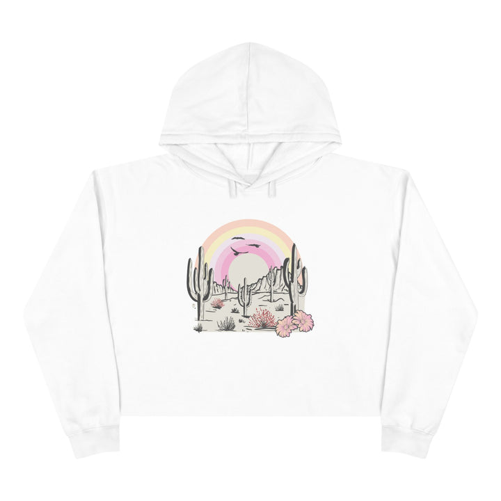 Desert Rainbow - Crop Hoodie