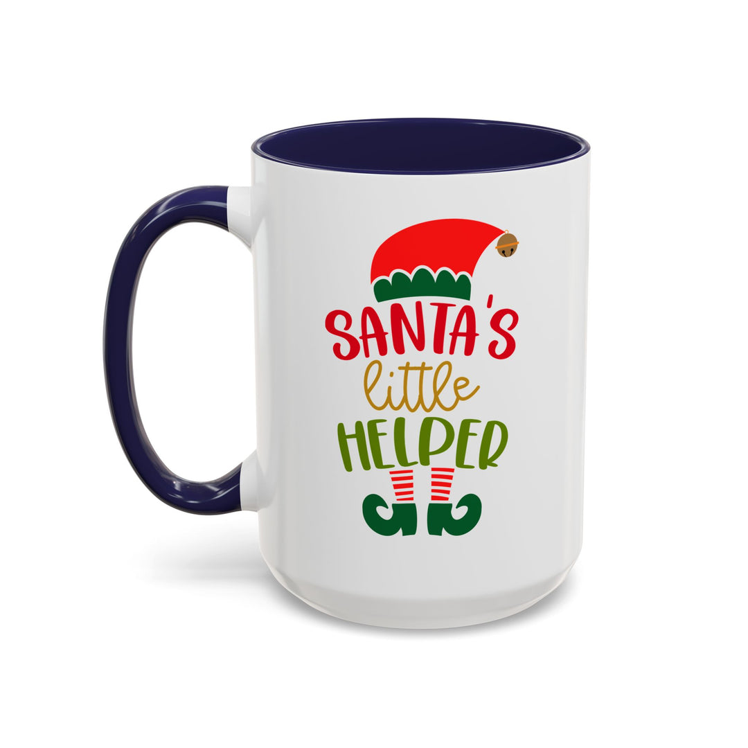 Santa's Little Helper - Accent Coffee Mug (11, 15oz)