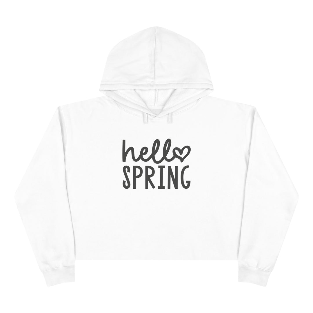 Hello Spring - Crop Hoodie