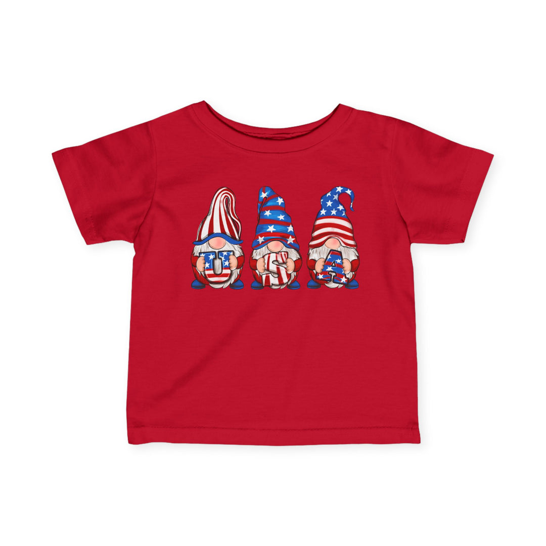 4th Of July Gnomes - Infant Fine Jersey Tee