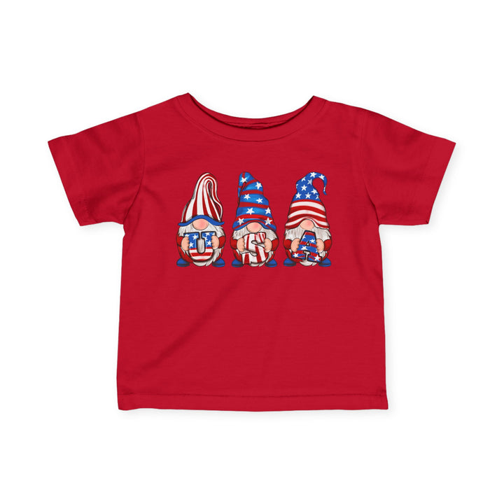 4th Of July Gnomes - Infant Fine Jersey Tee