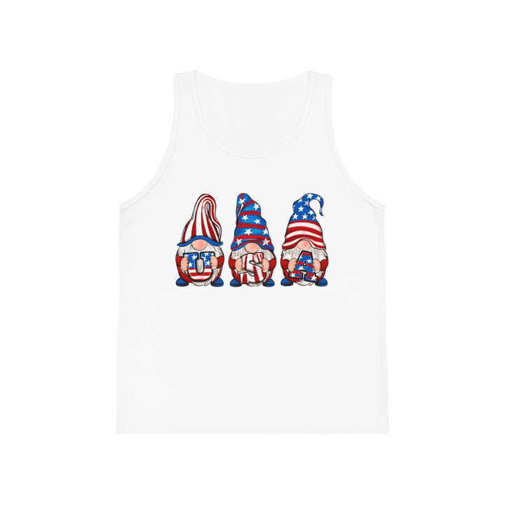 4th Of July Gnomes - Kid's Jersey Tank Top