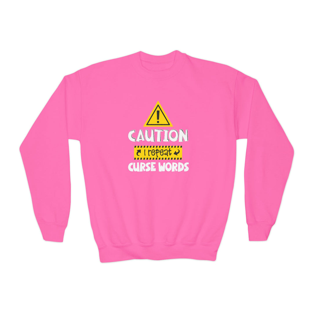 Caution - Youth Crewneck Sweatshirt
