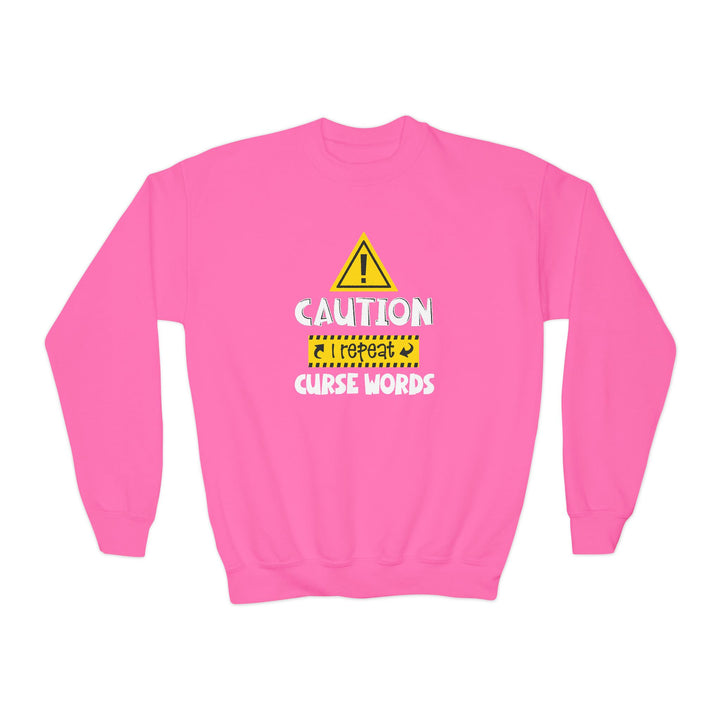 Caution - Youth Crewneck Sweatshirt