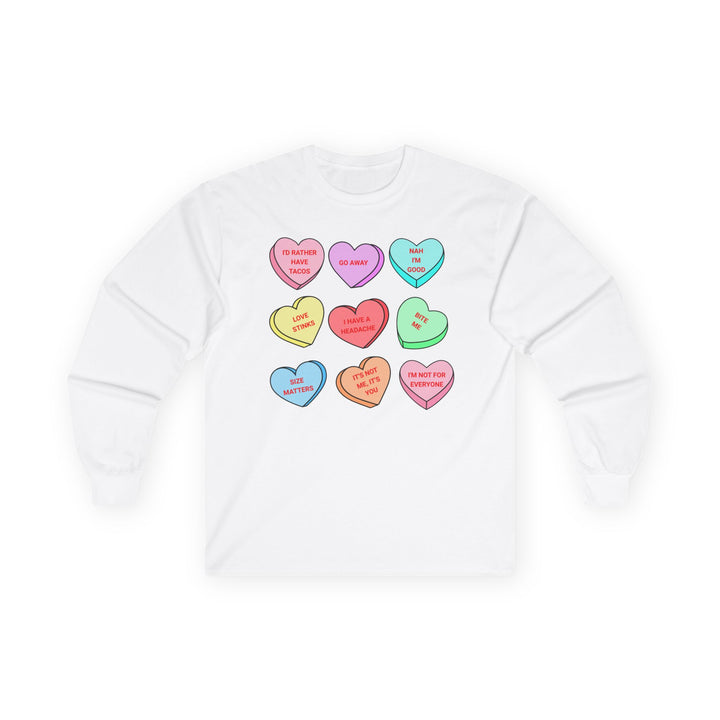 Conversation Hearts - Unisex Ultra Cotton Long Sleeve Tee