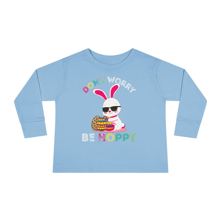 Don't Worry Be Hoppy - Toddler Long Sleeve Tee