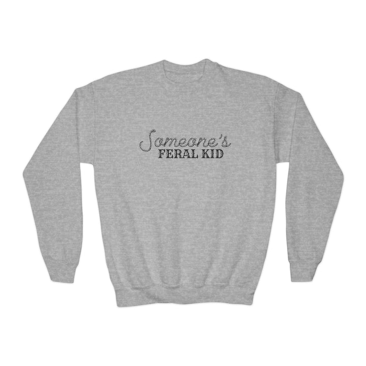Someone's Feral Kid - Youth Crewneck Sweatshirt