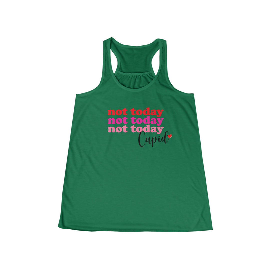 Not Today Cupid - Women's Flowy Racerback Tank