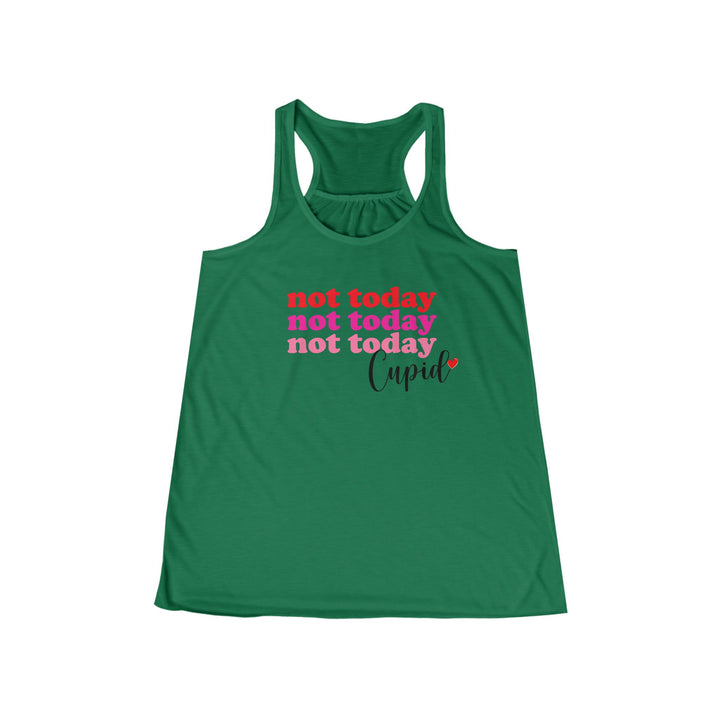 Not Today Cupid - Women's Flowy Racerback Tank