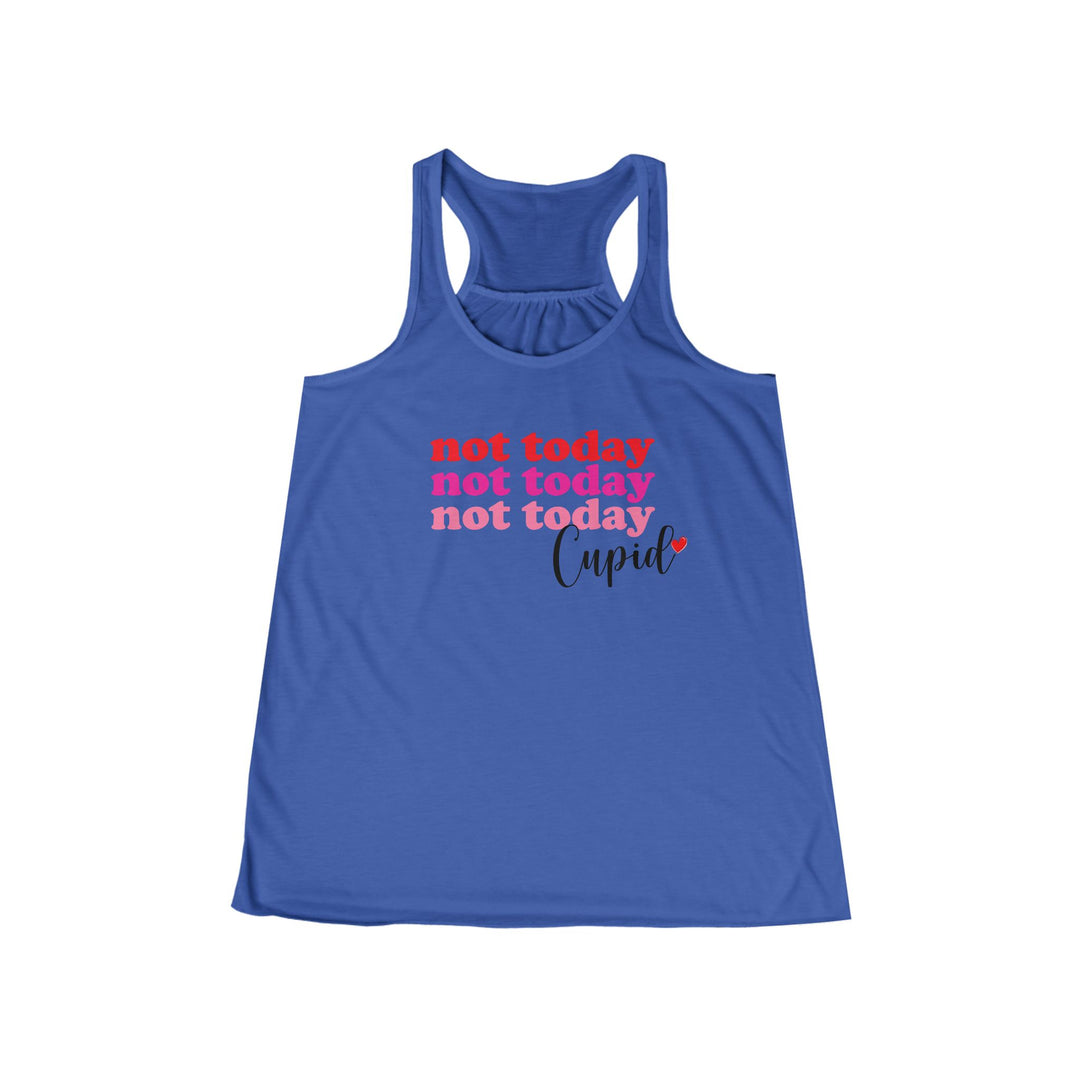Not Today Cupid - Women's Flowy Racerback Tank